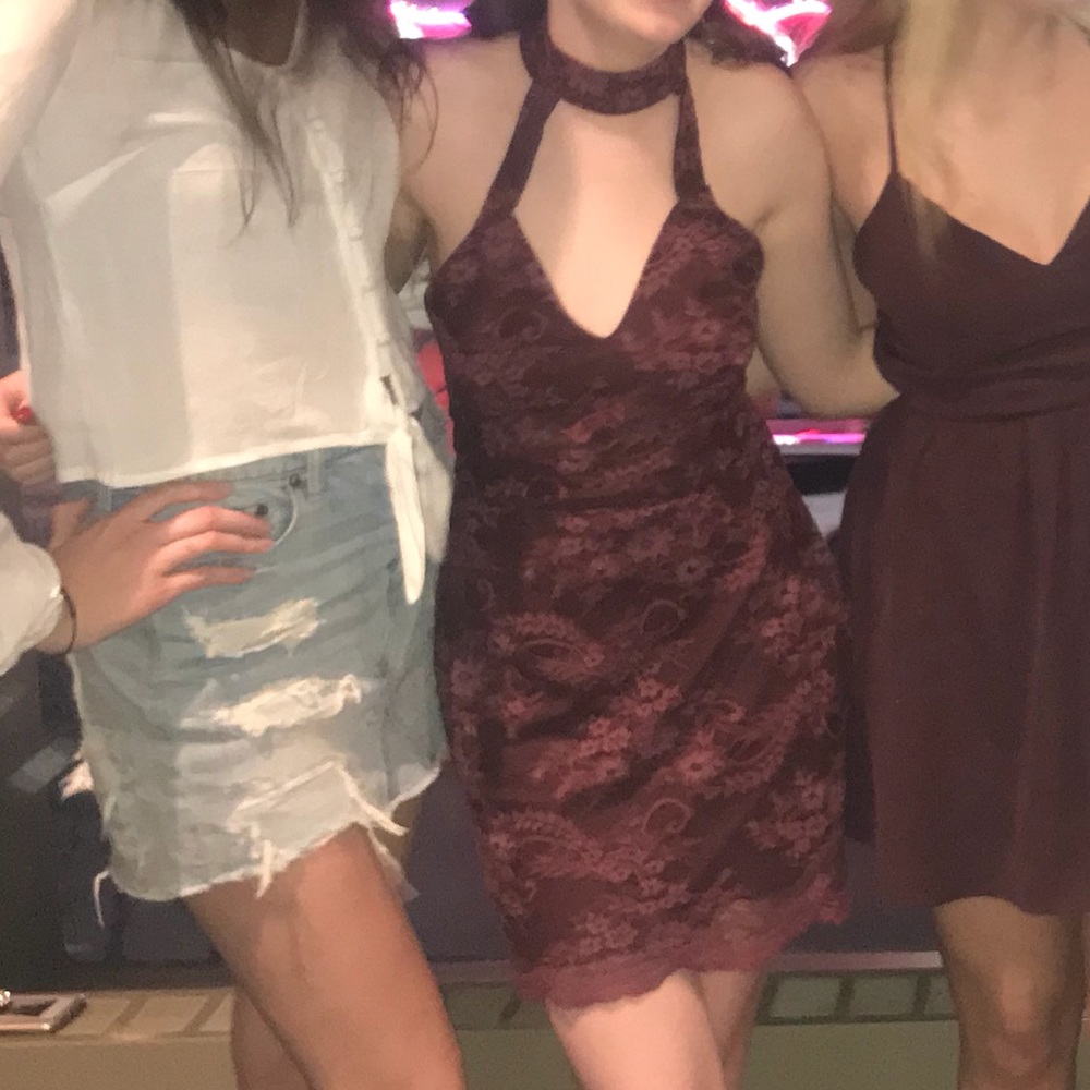 maroon dress for sale!